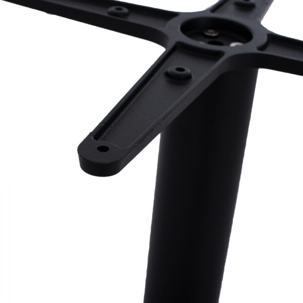 ΒΑΣΗ ΜΕΤΑΛΛΙΚΗ ΜΠΑΡ ΜΕΣΑΙΟΥ ΥΨΟΥΣ ΜΑΥΡΗ ΜΑΤ HM472 ΣΤΑΥΡΟΣ 46Χ46εκ. Φ49X94Υεκ. - Image 5