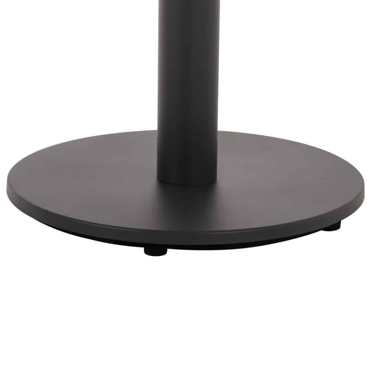 ΒΑΣΗ ΤΡΑΠΕΖΙΟΥ ΑΛΟΥΜΙΝΙΟΥ ΣΤΡΟΓΓΥΛΗ ΓΚΡΙ HM476.20 ΣΤΑΥΡΟΣ 48Χ48εκ Φ45Χ73Υεκ. - Image 4