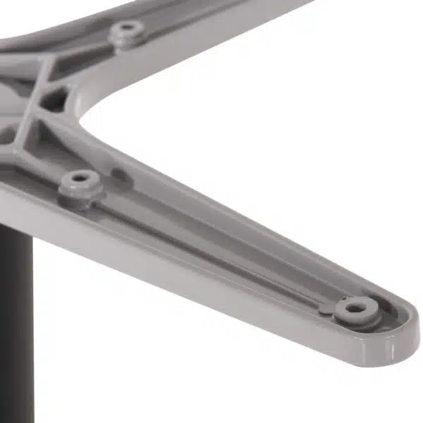 ΒΑΣΗ ΤΡΑΠΕΖΙΟΥ ΑΛΟΥΜΙΝΙΟΥ ΣΤΡΟΓΓΥΛΗ ΓΚΡΙ HM476.20 ΣΤΑΥΡΟΣ 48Χ48εκ Φ45Χ73Υεκ. - Image 6