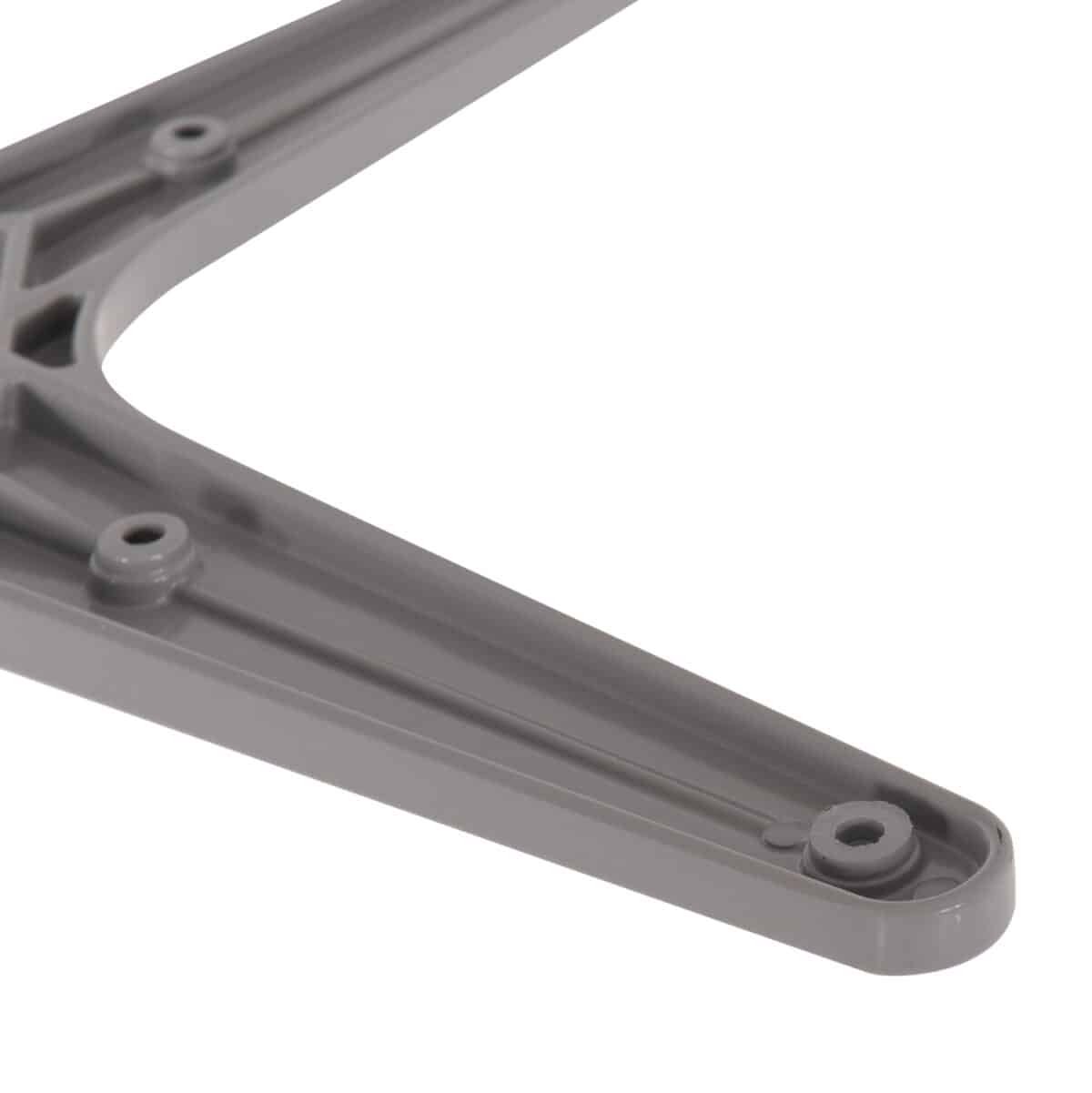 ΒΑΣΗ ΤΡΑΠΕΖΙΟΥ ΑΛΟΥΜΙΝΙΟΥ ΣΤΡΟΓΓΥΛΗ ΛΕΥΚΟ ΜΑΤ HM476.02 ΣΤΑΥΡΟΣ 48Χ48εκ Φ45Χ72Υεκ. - Image 5