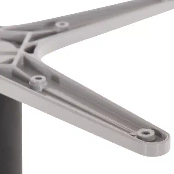 ΒΑΣΗ ΤΡΑΠΕΖΙΟΥ ΑΛΟΥΜΙΝΙΟΥ ΣΤΡΟΓΓΥΛΗ ΜΑΥΡΟ ΜΑΤ HM476.01 ΣΤΑΥΡΟΣ 48Χ48εκ Φ45Χ73Υεκ. - Image 6