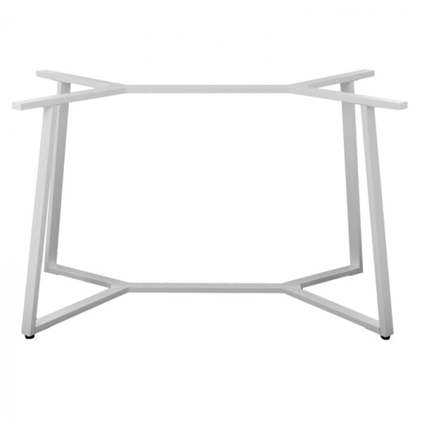 ΒΑΣΗ ΤΡΑΠΕΖΙΟΥ ΛΕΥΚΗ ΜΕΤΑΛΛΙΚΗ HM471.02 112X60X72 εκ. - Image 3