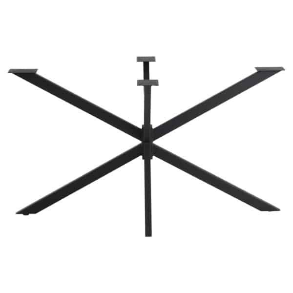 ΒΑΣΗ ΤΡΑΠΕΖΙΟΥ ΜΑΥΡΗ ΜΕΤΑΛΛΙΚΗ ΔΙΠΛΗ ΧΙΑΣΤΙ HM5917 130x72x71,5Υεκ. - Image 3