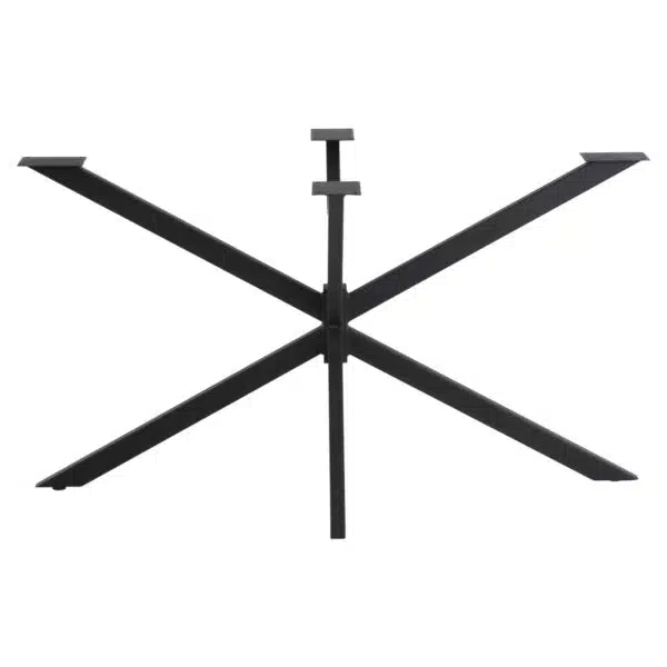 ΒΑΣΗ ΤΡΑΠΕΖΙΟΥ ΜΑΥΡΗ ΜΕΤΑΛΛΙΚΗ ΔΙΠΛΗ ΧΙΑΣΤΙ HM5917 130x72x71,5Υεκ. - Image 3