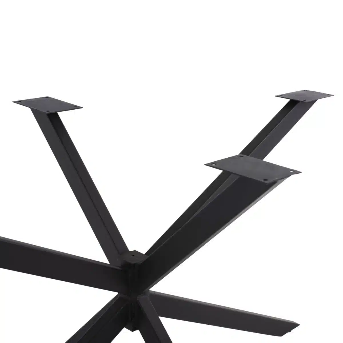 ΒΑΣΗ ΤΡΑΠΕΖΙΟΥ ΜΑΥΡΗ ΜΕΤΑΛΛΙΚΗ ΔΙΠΛΗ ΧΙΑΣΤΙ HM5917 130x72x71,5Υεκ. - Image 4