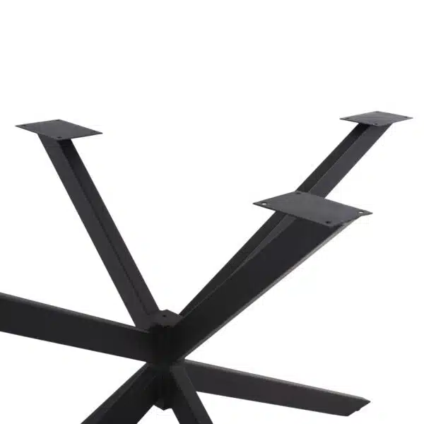 ΒΑΣΗ ΤΡΑΠΕΖΙΟΥ ΜΑΥΡΗ ΜΕΤΑΛΛΙΚΗ ΔΙΠΛΗ ΧΙΑΣΤΙ HM5917 130x72x71,5Υεκ. - Image 4