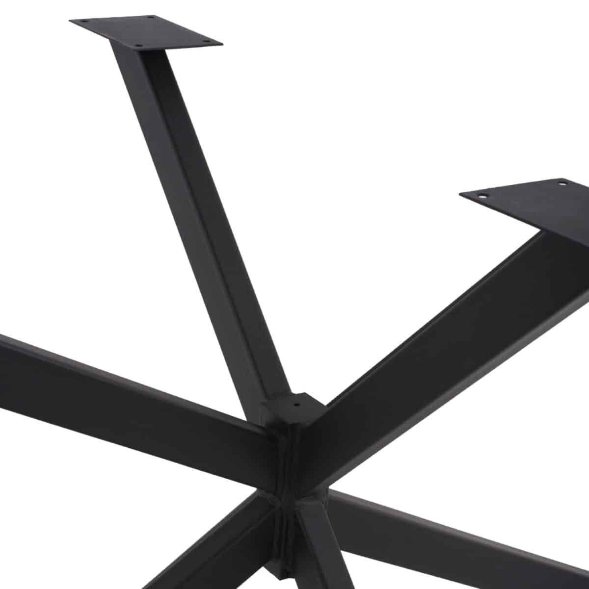 ΒΑΣΗ ΤΡΑΠΕΖΙΟΥ ΜΑΥΡΗ ΜΕΤΑΛΛΙΚΗ ΔΙΠΛΗ ΧΙΑΣΤΙ HM5917 130x72x71,5Υεκ. - Image 5