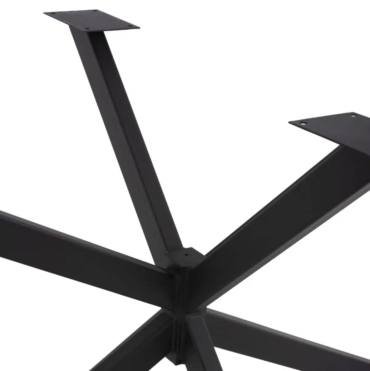 ΒΑΣΗ ΤΡΑΠΕΖΙΟΥ ΜΑΥΡΗ ΜΕΤΑΛΛΙΚΗ ΔΙΠΛΗ ΧΙΑΣΤΙ HM5917 130x72x71,5Υεκ. - Image 5