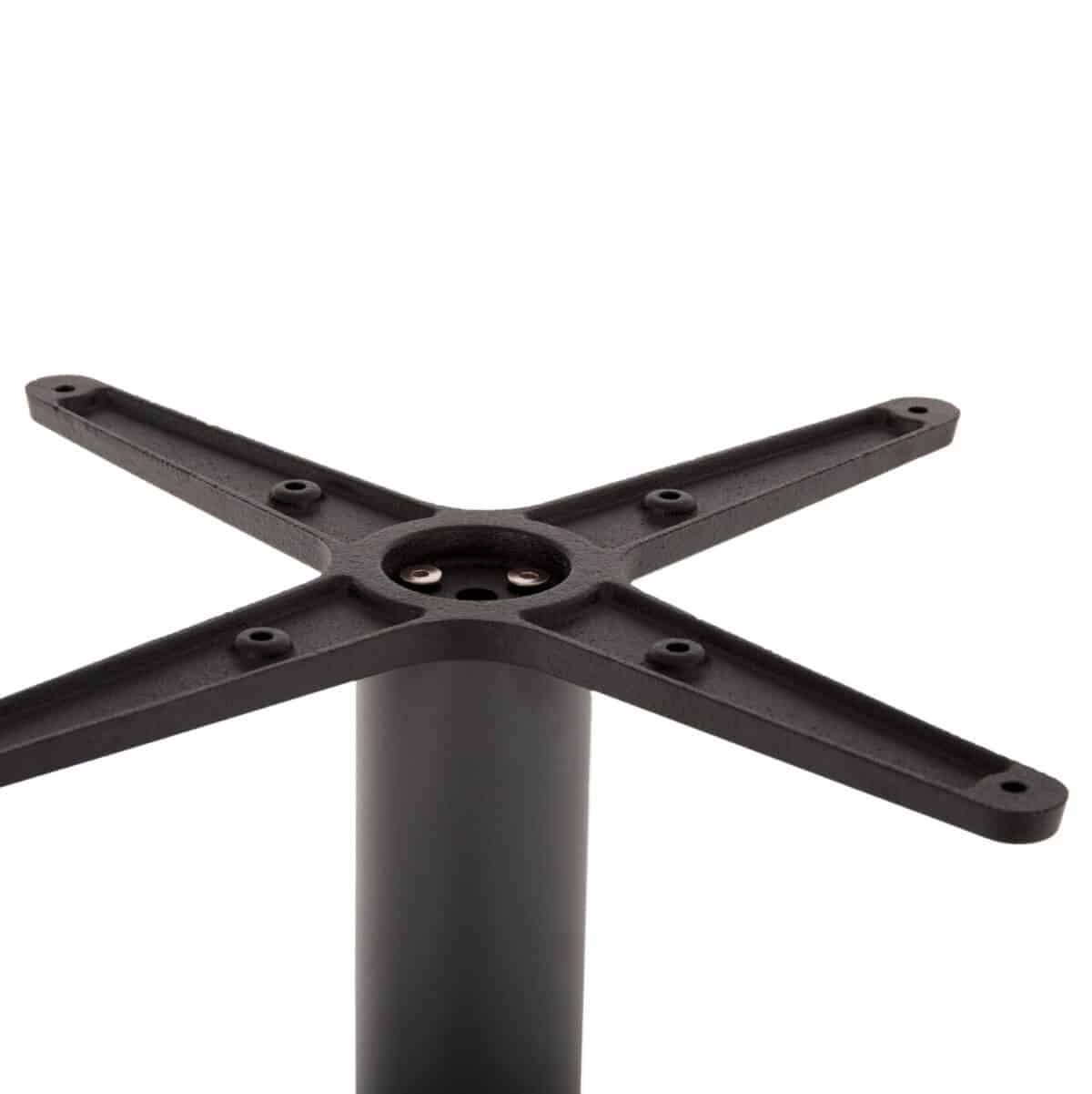 ΒΑΣΗ ΤΡΑΠΕΖΙΟΥ ΜΠΑΡ ΜΕΤΑΛΛΙΚΗ ΓΚΡΙ ΜΑΤ 45Χ45Χ107Yεκ. ΜΕ ΡΕΓΟΥΛΑΤΟΡΟΥΣ HM439.20 - Image 5