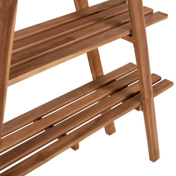 ΒΙΒΛΙΟΘΗΚΗ STAM HM7895 TEAK ΞΥΛΟ ΣΕ ΦΥΣΙΚΟ ΧΡΩΜΑ 120x33x180Y εκ. - Image 5