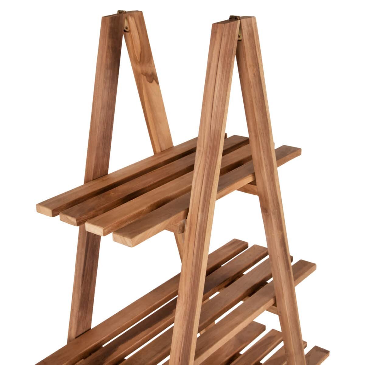 ΒΙΒΛΙΟΘΗΚΗ STAM HM7895 TEAK ΞΥΛΟ ΣΕ ΦΥΣΙΚΟ ΧΡΩΜΑ 120x33x180Y εκ. - Image 6