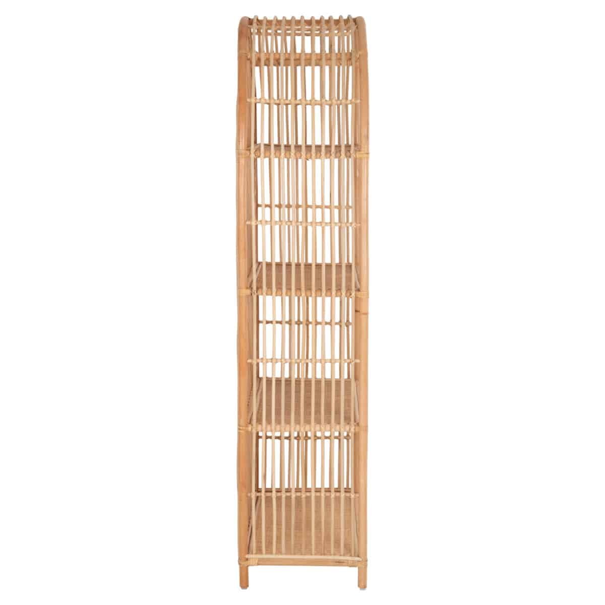 ΒΙΒΛΙΟΘΗΚΗ SIMOK HM9552 ΑΠΟ ΦΥΣΙΚΟ RATTAN ΣΕ ΦΥΣΙΚΟ ΧΡΩΜΑ 80x40x182Υεκ. - Image 4