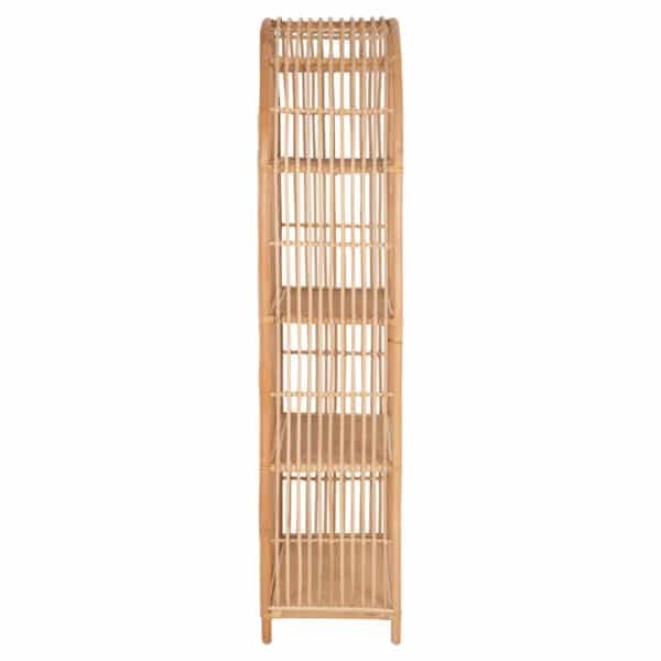 ΒΙΒΛΙΟΘΗΚΗ SIMOK HM9552 ΑΠΟ ΦΥΣΙΚΟ RATTAN ΣΕ ΦΥΣΙΚΟ ΧΡΩΜΑ 80x40x182Υεκ. - Image 4