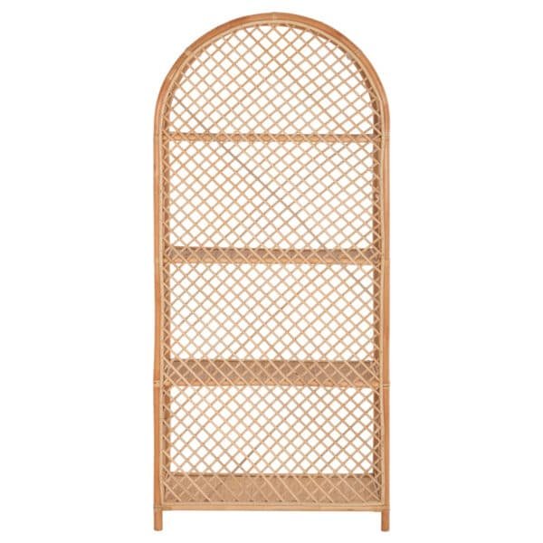 ΒΙΒΛΙΟΘΗΚΗ SIMOK HM9552 ΑΠΟ ΦΥΣΙΚΟ RATTAN ΣΕ ΦΥΣΙΚΟ ΧΡΩΜΑ 80x40x182Υεκ. - Image 6