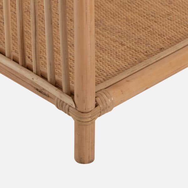 ΒΙΒΛΙΟΘΗΚΗ SIMOK HM9552 ΑΠΟ ΦΥΣΙΚΟ RATTAN ΣΕ ΦΥΣΙΚΟ ΧΡΩΜΑ 80x40x182Υεκ. - Image 10