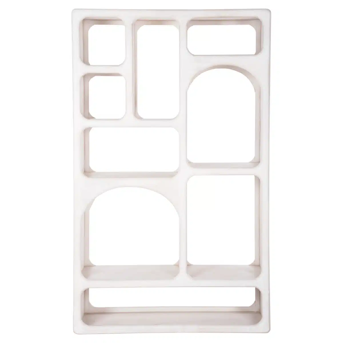 ΒΙΒΛΙΟΘΗΚΗ HANDYR HM9707 ΜΑΣΙΦ ΞΥΛΟ MANGO ΣΕ ΛΕΥΚΟ ΧΡΩΜΑ 100x35x165Yεκ. - Image 3