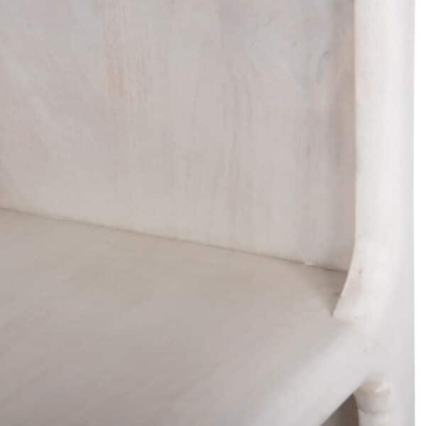 ΒΙΒΛΙΟΘΗΚΗ HANDYR HM9707 ΜΑΣΙΦ ΞΥΛΟ MANGO ΣΕ ΛΕΥΚΟ ΧΡΩΜΑ 100x35x165Yεκ. - Image 6