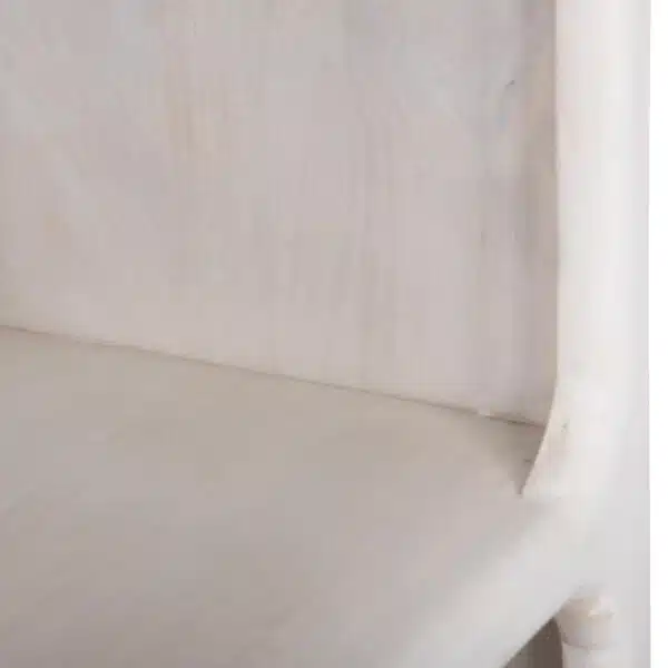 ΒΙΒΛΙΟΘΗΚΗ HANDYR HM9707 ΜΑΣΙΦ ΞΥΛΟ MANGO ΣΕ ΛΕΥΚΟ ΧΡΩΜΑ 100x35x165Yεκ. - Image 6