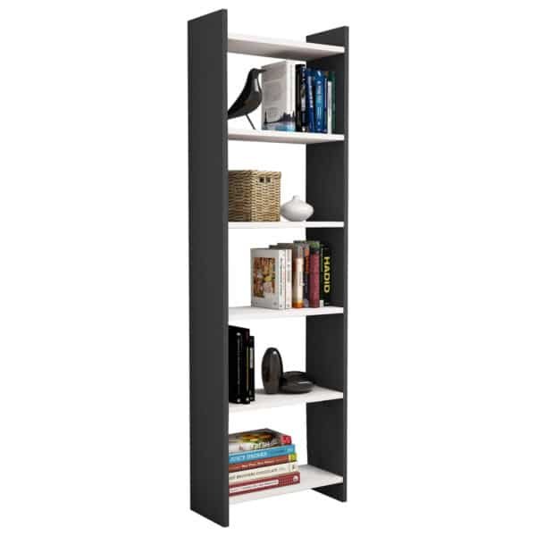 ΒΙΒΛΙΟΘΗΚΗ CLASSIKER HM9226.13 ΜΕΛΑΜΙΝΗΣ ΓΚΡΙ-ΛΕΥΚΟ 48