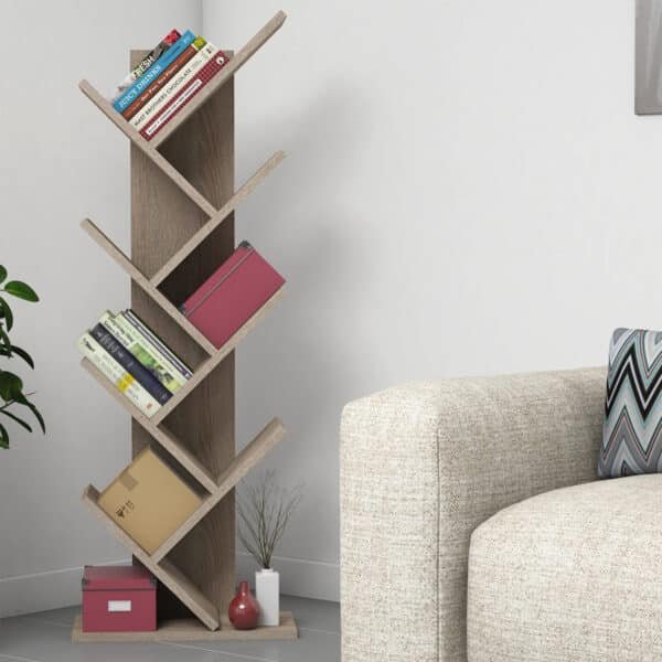 ΒΙΒΛΙΟΘΗΚΗ LIANA ΜΕΛΑΜΙΝΗΣ SONAMA 46x22x128,5Yεκ.HM9028.11 - Image 3