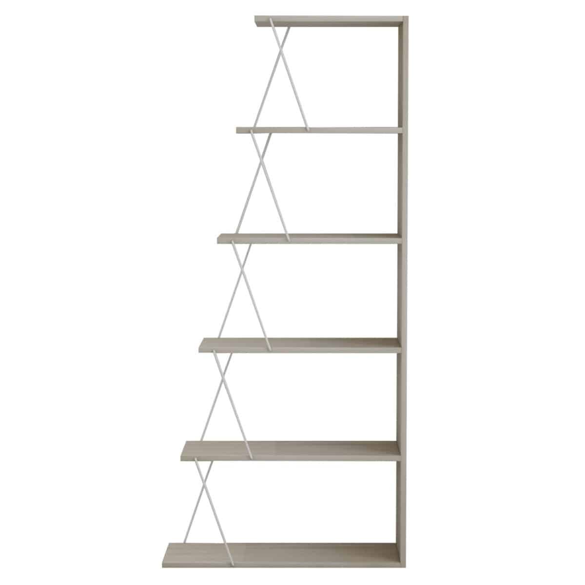 ΒΙΒΛΙΟΘΗΚΗ ΜΕΛΑΜΙΝΗΣ MINI TARS SONOMA ΛΕΥΚΟ HM2241.11 65x22-24x146Υεκ. - Image 3