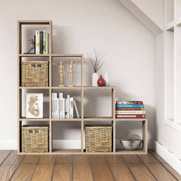 ΒΙΒΛΙΟΘΗΚΗ ΜΕΛΑΜΙΝΗΣ SCALE SONΟMA 120x30x123,6Υεκ.HM9238.12 - Image 3