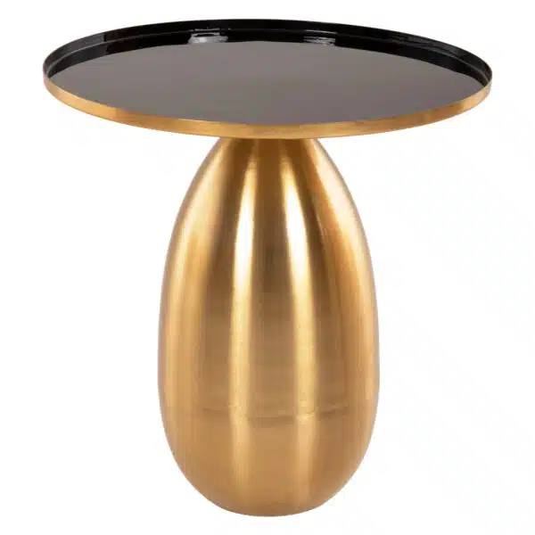 ΒΟΗΘΗΤΙΚΑ ΤΡΑΠΕΖΑΚΙΑ 2ΤΜΧ DEANNA HM9661 ΜΕΤΑΛΛΟ ΣΕ ΜΑΥΡΟ&ΧΡΥΣΟ Φ50,5 & Φ40,5εκ. - Image 4