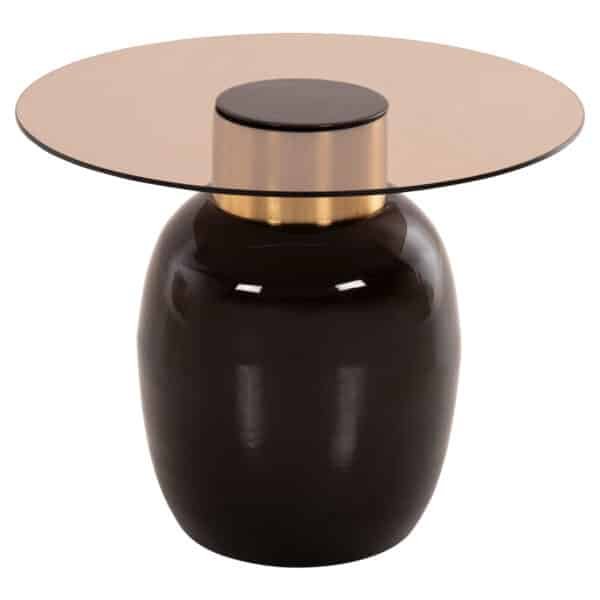 ΒΟΗΘΗΤΙΚΑ ΤΡΑΠΕΖΑΚΙΑ 2ΤΜΧ FRYN HM9663 ΜΕΤΑΛΛΟ ΣΕ ΚΑΦΕ&ΧΡΥΣΟ-ΓΥΑΛΙ Φ60 & Φ50 εκ. - Image 4