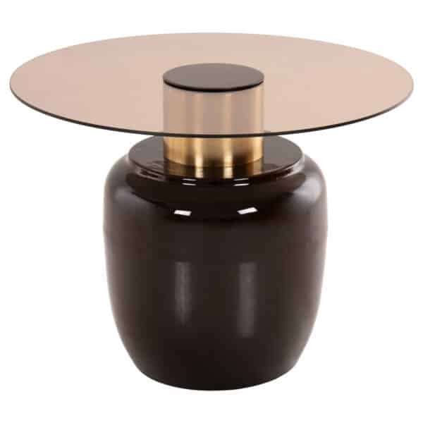 ΒΟΗΘΗΤΙΚΑ ΤΡΑΠΕΖΑΚΙΑ 2ΤΜΧ FRYN HM9663 ΜΕΤΑΛΛΟ ΣΕ ΚΑΦΕ&ΧΡΥΣΟ-ΓΥΑΛΙ Φ60 & Φ50 εκ. - Image 5