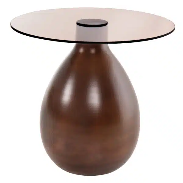 ΒΟΗΘΗΤΙΚΑ ΤΡΑΠΕΖΑΚΙΑ REGEN 2ΤΜΧ HM9666 ΜΕΤΑΛΛΟ ΧΑΛΚΙΝΟ-ΓΥΑΛΙ Φ44 & Φ40 εκ. - Image 5