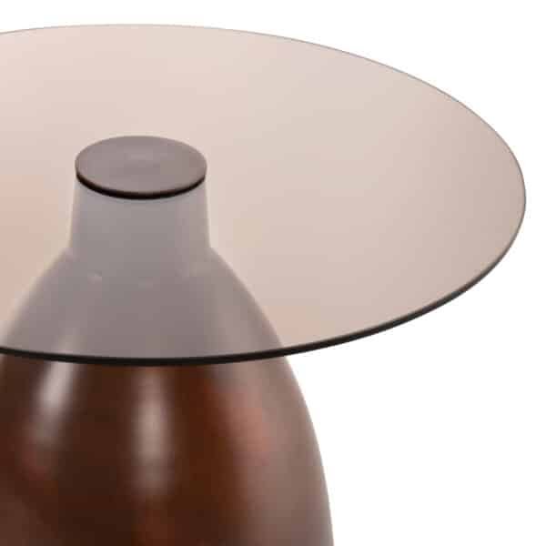 ΒΟΗΘΗΤΙΚΑ ΤΡΑΠΕΖΑΚΙΑ REGEN 2ΤΜΧ HM9666 ΜΕΤΑΛΛΟ ΧΑΛΚΙΝΟ-ΓΥΑΛΙ Φ44 & Φ40 εκ. - Image 6