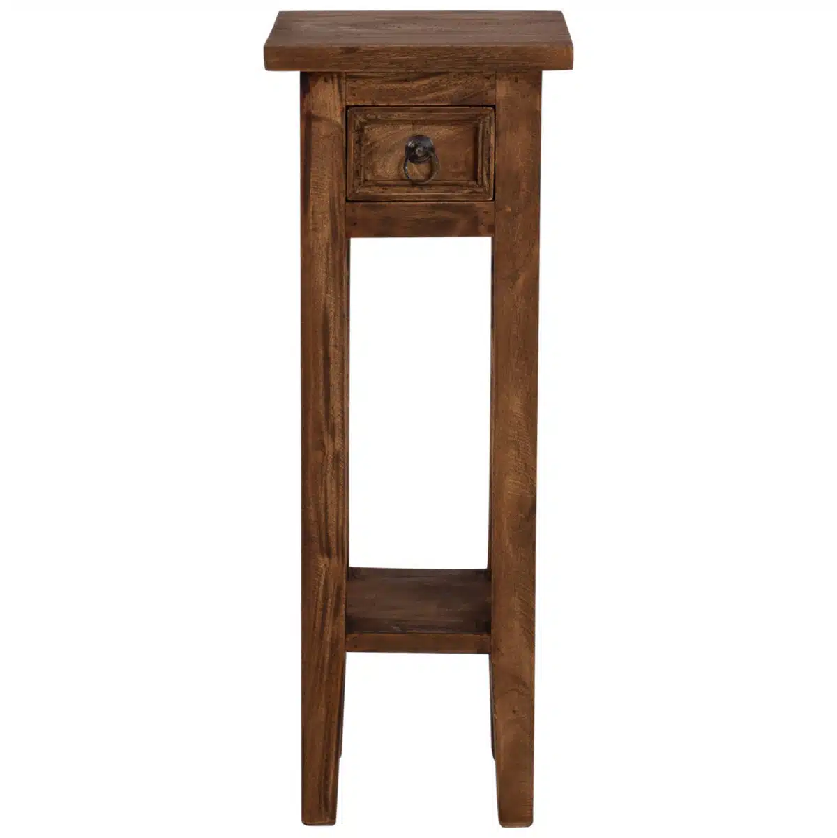 ΒΟΗΘΗΤΙΚΟ ΤΡΑΠΕΖΑΚΙ ΑΠΟ ΜΑΟΝΙ ΞΥΛΟ ΜΕ ΣΥΡΤΑΡΑΚΙ 25x25x66,5Υεκ.HM9484.01 - Image 3