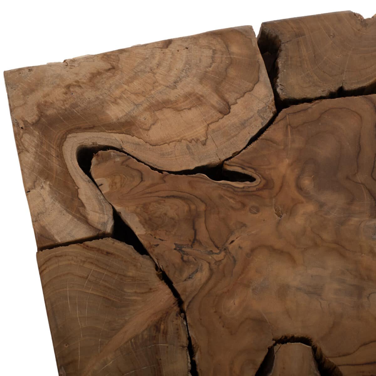 ΒΟΗΘΗΤΙΚΟ ΤΡΑΠΕΖΑΚΙ PIEN HM9353 ΑΠΟ ΜΑΣΙΦ ΞΥΛΟ ΤEAK ΦΥΣΙΚΟ 38X38X55Y ΕΚ. - Image 7