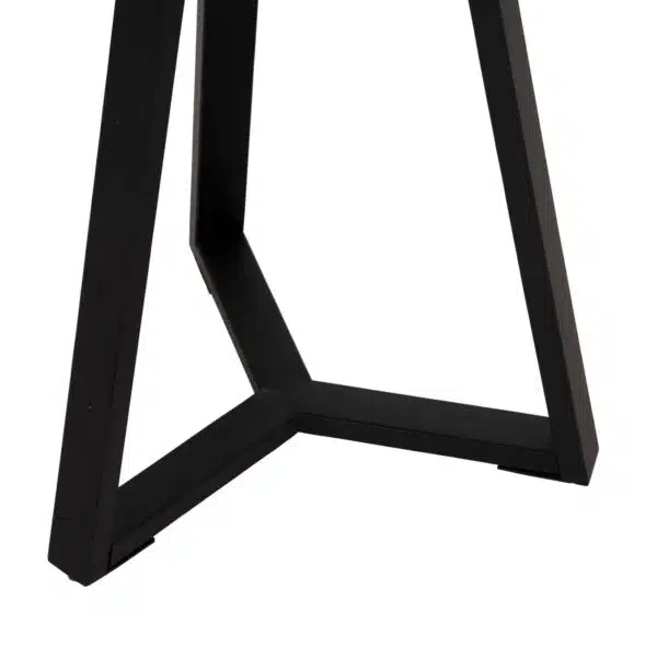 ΒΟΗΘΗΤΙΚΟ ΤΡΑΠΕΖΑΚΙ ROCKET HM9587.02 MDF ΓΚΡΙ ΜΑΡΜΑΡΟ-ΜΑΥΡΗ ΜΕΤΑΛΛΙΚΗ ΒΑΣΗ Φ45x55Υεκ. - Image 6