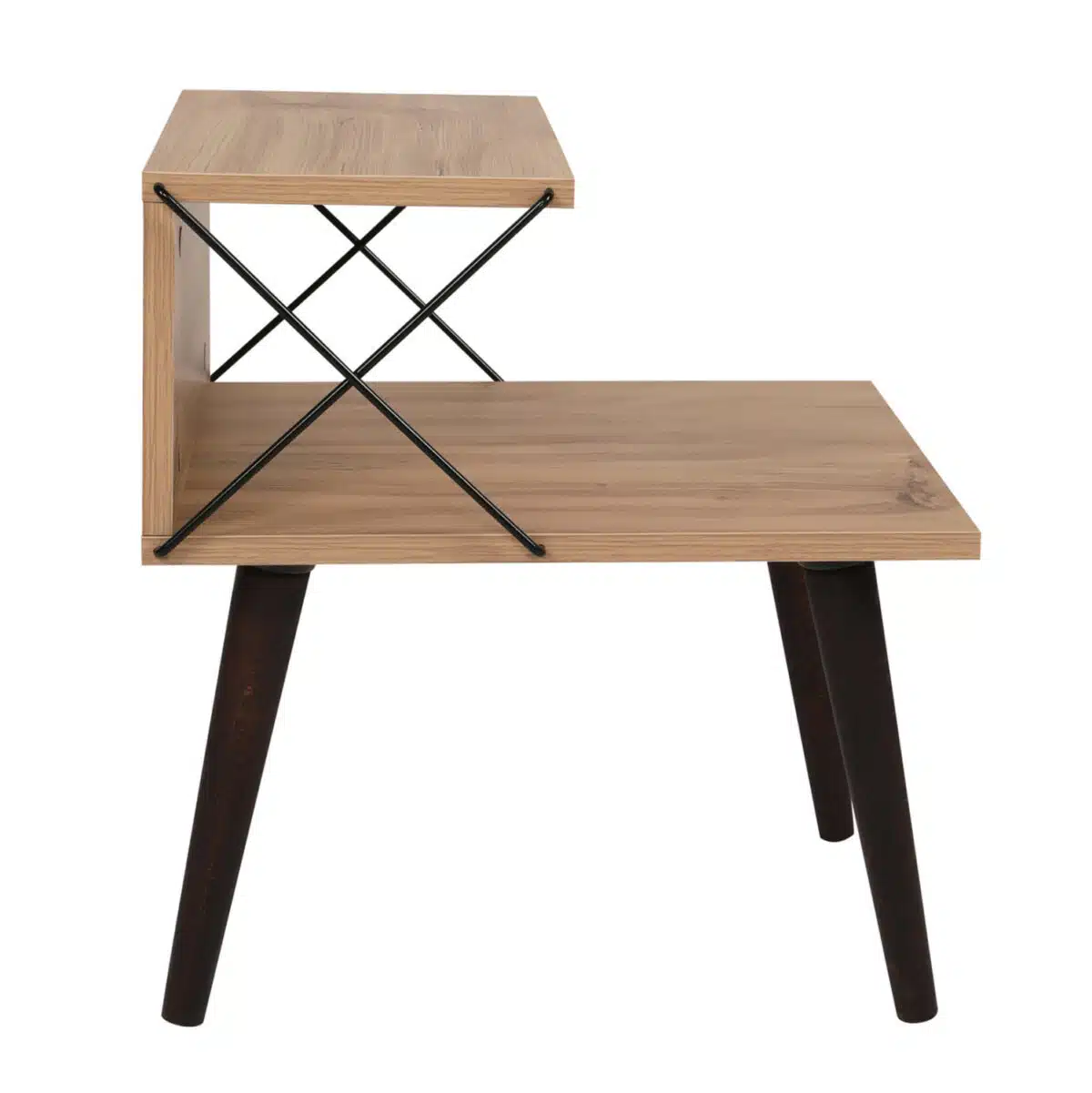 ΒΟΗΘΗΤΙΚΟ ΤΡΑΠΕΖΙ ΚΟΜΟΔΙΝΟ ΜΕΛΑΜΙΝΗΣ ΣΕ ΦΥΣΙΚΟ ΧΡΩΜΑ 50x40x55Υεκ.HM9434.01 - Image 7