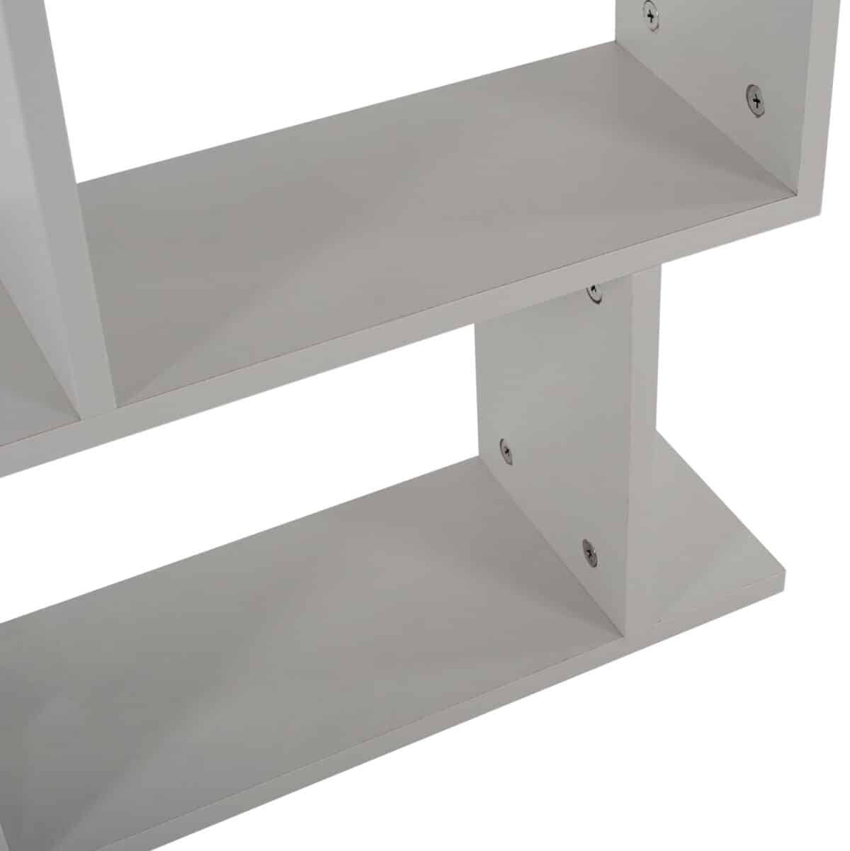 ΒΟΗΘΗΤΙΚΟ ΤΡΑΠΕΖΙ ΜΕ ΡΑΦΙΑ AMABELLA ΜΕΛΑΜΙΝΗ ΛΕΥΚΗ HM8956.13 45x17x52Yεκ. - Image 5