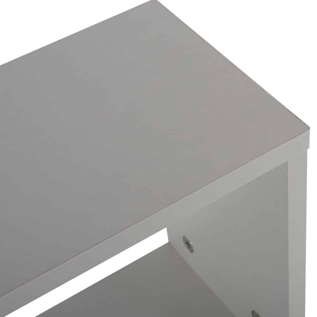 ΒΟΗΘΗΤΙΚΟ ΤΡΑΠΕΖΙ ΜΕ ΡΑΦΙΑ AMABELLA ΜΕΛΑΜΙΝΗ ΛΕΥΚΗ HM8956.13 45x17x52Yεκ. - Image 7