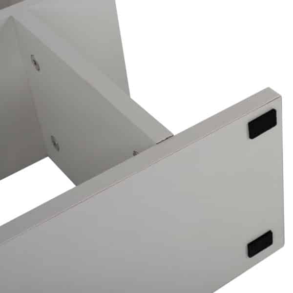 ΒΟΗΘΗΤΙΚΟ ΤΡΑΠΕΖΙ ΜΕ ΡΑΦΙΑ AMABELLA ΜΕΛΑΜΙΝΗ ΛΕΥΚΗ HM8956.13 45x17x52Yεκ. - Image 8