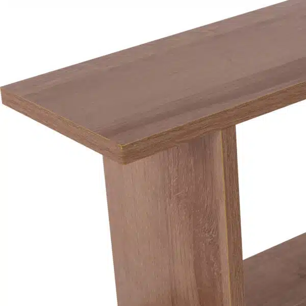 ΒΟΗΘΗΤΙΚΟ ΤΡΑΠΕΖΙ ΜΕ ΡΑΦΙΑ AMABELLA ΜΕΛΑΜΙΝΗΣ ΦΥΣΙΚΟ HM8956.11 45x17x52Υεκ. - Image 4