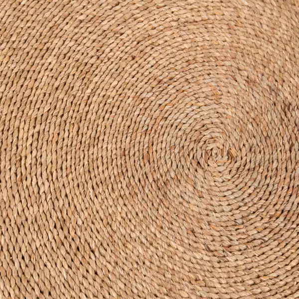 ΧΑΛΙ ΣΤΡΟΓΓΥΛΟ CRATER HM7847 MENDONG GRASS ΣΕ ΦΥΣΙΚΟ ΧΡΩΜΑ Φ100 εκ. - Image 3