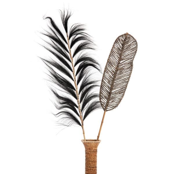 ΔΙΑΚΟΣΜΗΤΙΚΟ ΦΥΛΛΟ HM7850 ΑΓΡΙΟ ΖΑΧΑΡΟΚΑΛΑΜΟ ΣΕ ΜΑΥΡΗ & ΦΥΣΙΚΗ ΑΠΟΧΡΩΣΗ 80x225x2 εκ. - Image 5