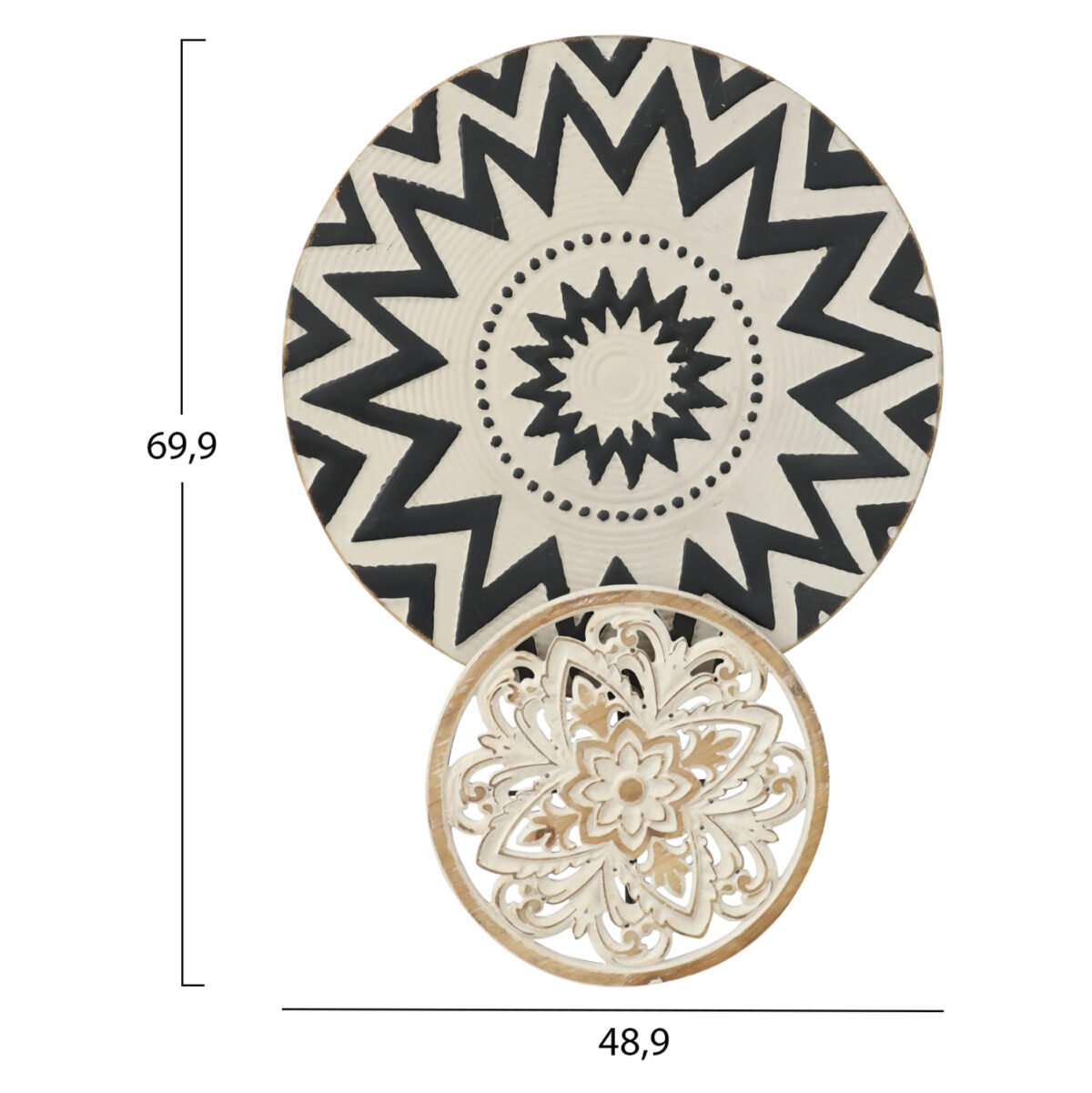 ΔΙΑΚΟΣΜΗΤΙΚΟ ΤΟΙΧΟΥ ΜΕΤΑΛΛΙΚΟ HM7554 48.9x69.9x6.4 - Image 2