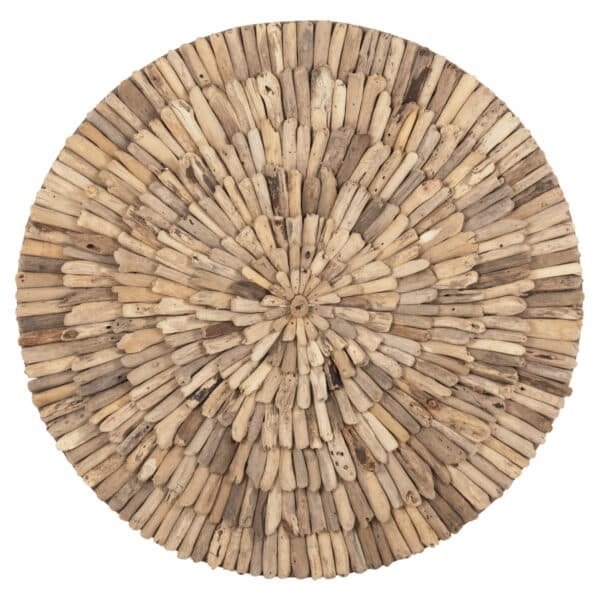 ΔΙΑΚΟΣΜΗΤΙΚΟ ΤΟΙΧΟΥ ΣΤΡΟΓΓΥΛΟ CHIIKI HM4299 DRIFTWOOD ΣΕ ΦΥΣΙΚΟ Φ80 εκ. - Image 3
