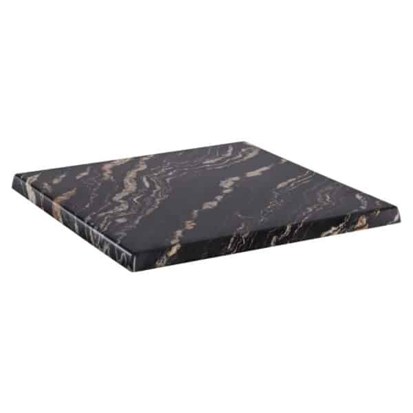 ΕΠΙΦΑΝΕΙΑ ΤΡΑΠΕΖΙΟΥ WERZALIT 60Χ60Χ3.5εκ.  BLACK GOLD MARBLE HM5229.15 - Image 3