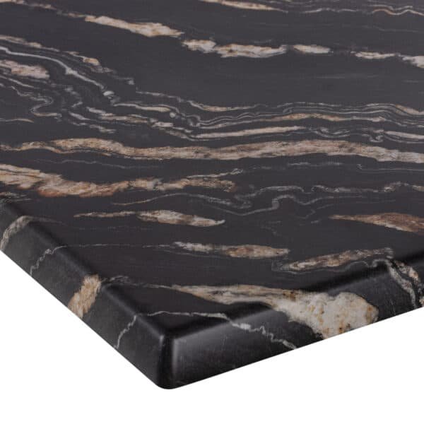 ΕΠΙΦΑΝΕΙΑ ΤΡΑΠΕΖΙΟΥ WERZALIT 120Χ80Χ3.5εκ. BLACK GOLD MARBLE HM5630.15 - Image 4