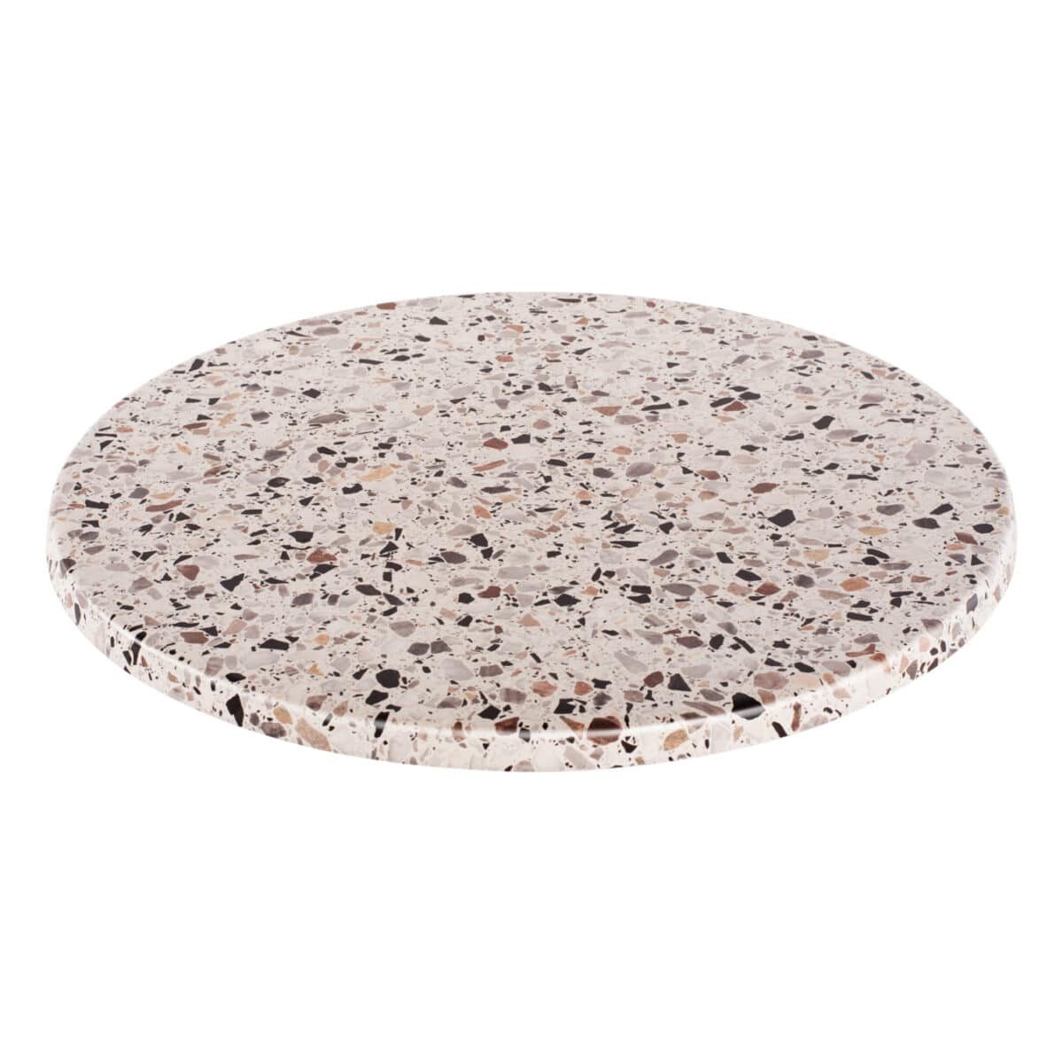 ΕΠΙΦΑΝΕΙΑ ΤΡΑΠΕΖΙΟΥ ΣΤΡΟΓΓΥΛΗ Φ60Χ2.5εκ. 5766 WERZALIT TERRAZZO HM5227.16 - Image 3