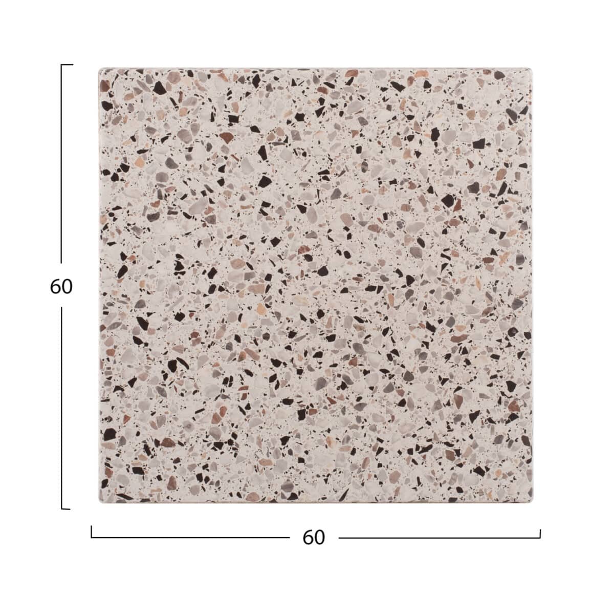 ΕΠΙΦΑΝΕΙΑ ΤΡΑΠΕΖΙΟΥ WERZALIT 60Χ60Χ3.5εκ. TERRAZZO HM5229.16 - Image 2