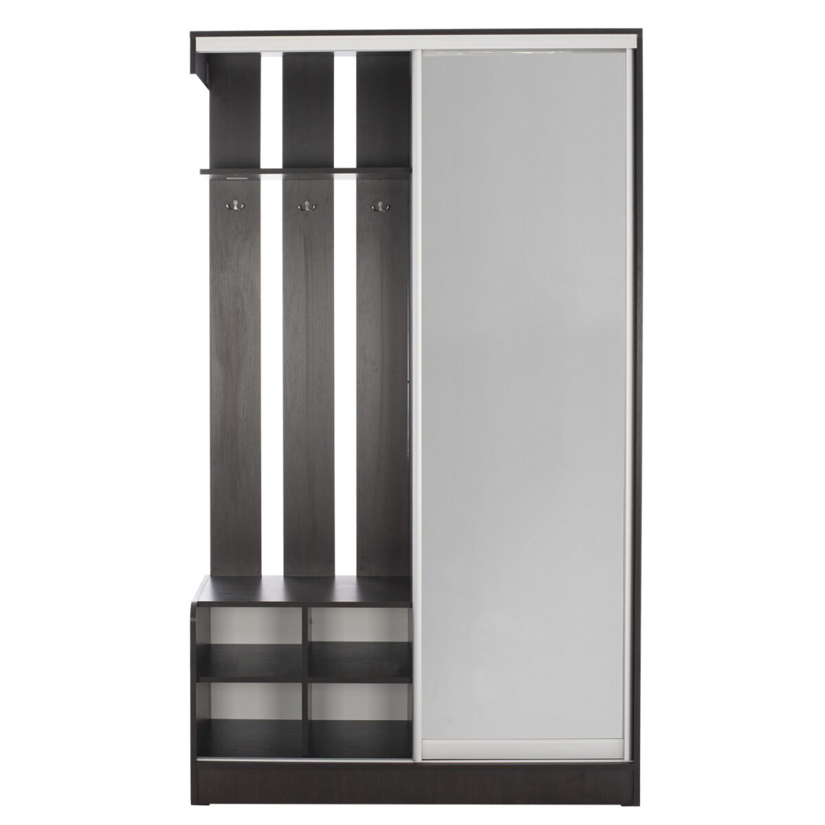 ΕΠΙΠΛΟ ΕΙΣΟΔΟΥ ΜΕ ΣΥΡΟΜΕΝΗ ΝΤΟΥΛΑΠΑ Κ ΚΑΘΡΕΦΤΗ DULCE WENGE HM2424.02 118X45X210Yεκ. - Image 4