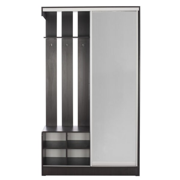 ΕΠΙΠΛΟ ΕΙΣΟΔΟΥ ΜΕ ΣΥΡΟΜΕΝΗ ΝΤΟΥΛΑΠΑ Κ ΚΑΘΡΕΦΤΗ DULCE WENGE HM2424.02 118X45X210Yεκ. - Image 4