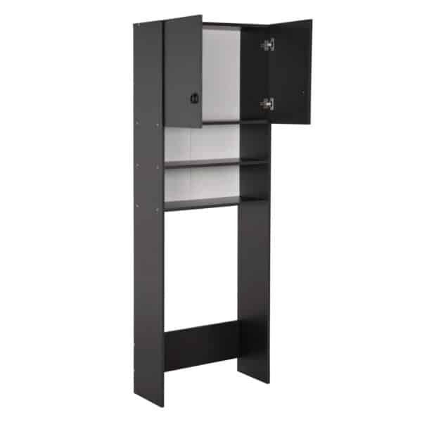 ΕΠΙΠΛΟ ΠΛΥΝΤΗΡΙΟΥ ΜΕ ΡΑΦΙΑ ΚΑΙ ΝΤΟΥΛΑΠΙ TERRY ΓΚΡΙ ΜΕΛΑΜΙΝΗ HM9122.13 64Χ29Χ181Υεκ. - Image 3